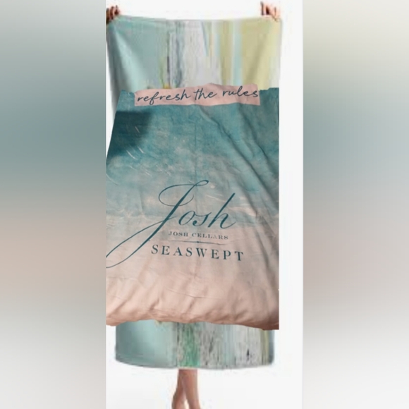 JOSH CELLARS White Wine 'Refresh The Rules' Towel & Sunglasses Limited Ed. NEW - Picture 5 of 11